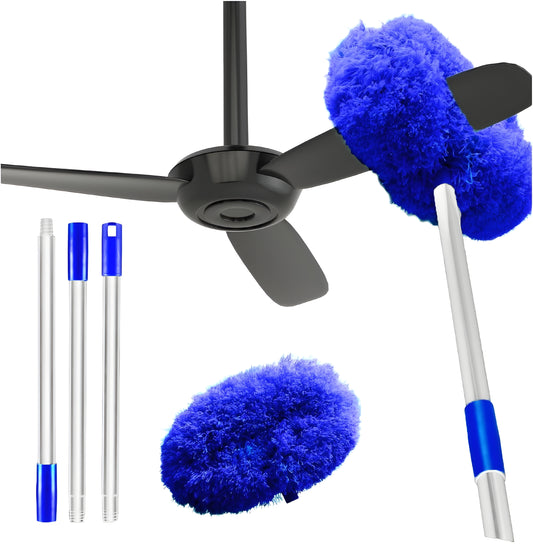 Fan Cleaner Brush with Long Rod Flexible (Dust Cleaner Foldable)