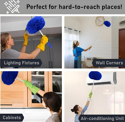 Fan Cleaner Brush with Long Rod Flexible (Dust Cleaner Foldable)