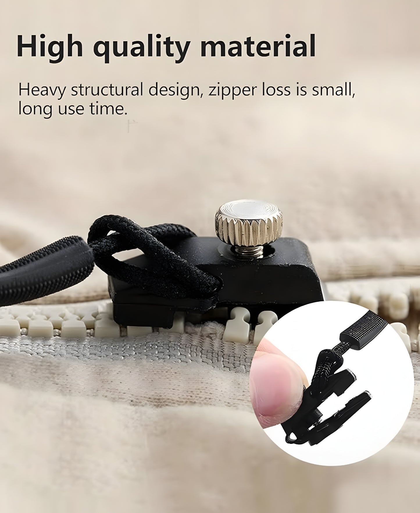 Premium Zipper Slider (Pack of 10)