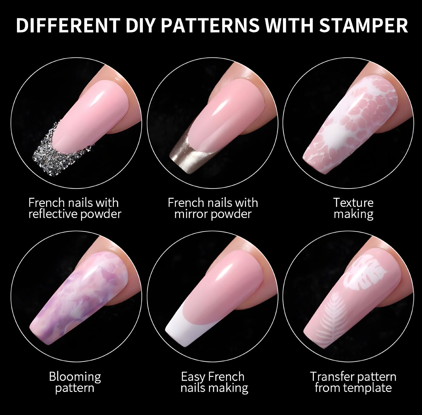 Nail Art Stamper, Jelly with Scraper