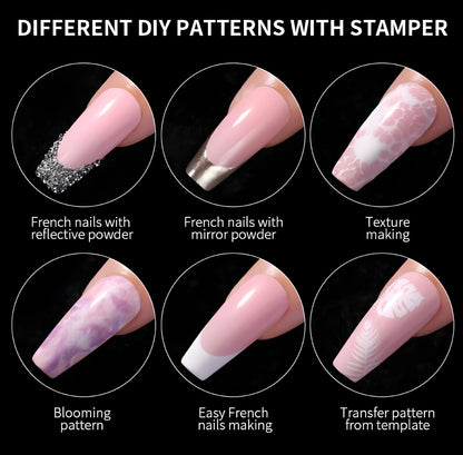Nail Art Stamper, Jelly with Scraper