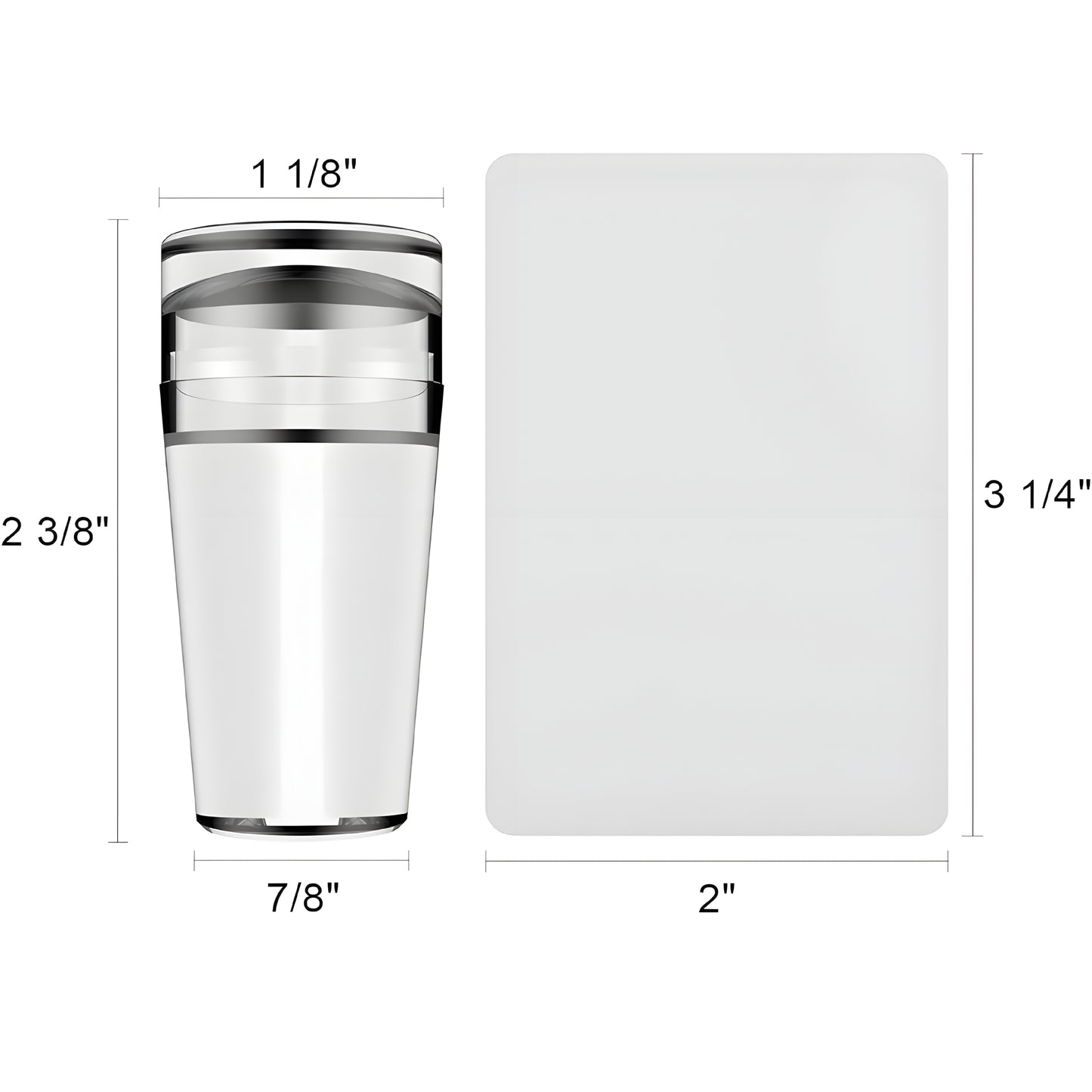 Nail Art Stamper, Jelly with Scraper