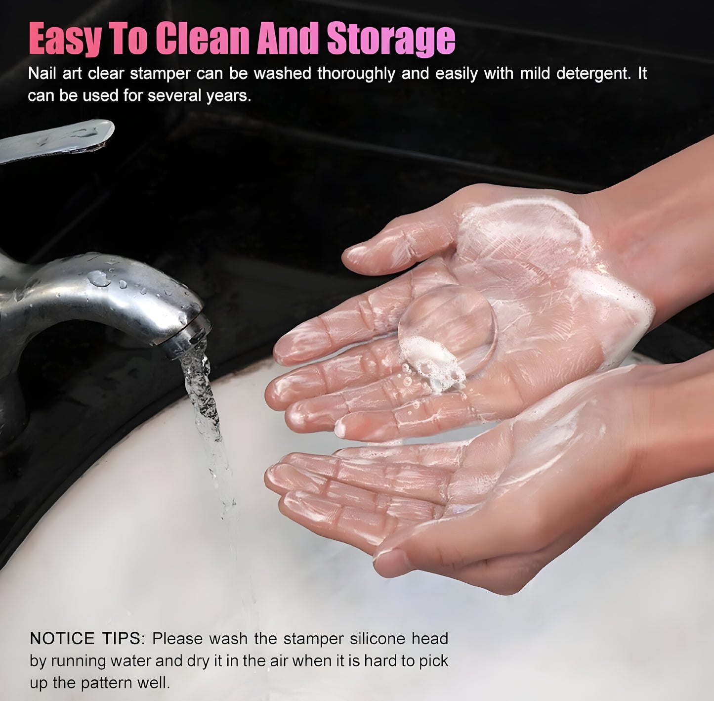 Nail Art Stamper, Jelly with Scraper